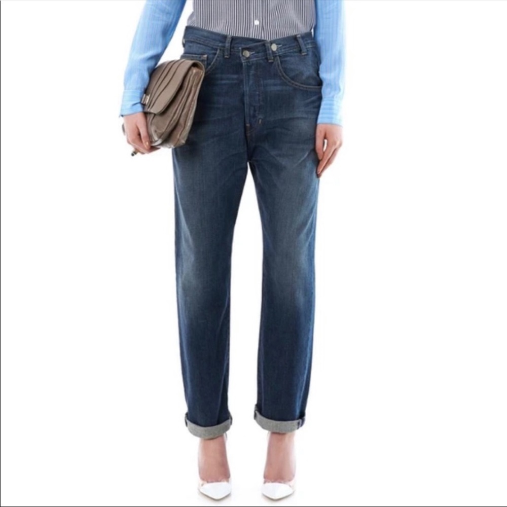 Elizabeth and James Criss Cross Button Jeans 28